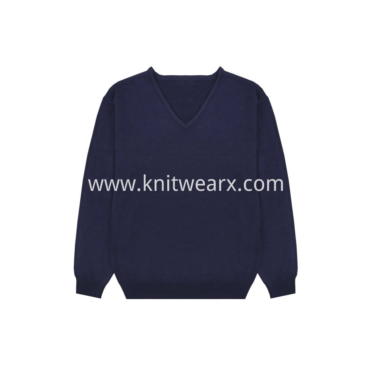 Men's Knitted Sweater Classic V-neck Pullover